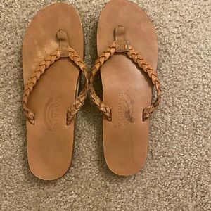 Rainbows braided sandals